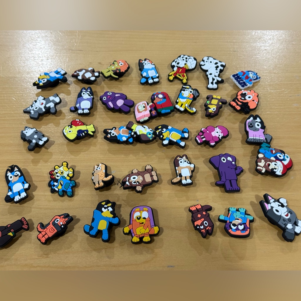 35 Pcs Bluey Crocs Charms Brand New